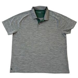 UNTUCKit Hannifer Polo Short Sleeve Polo Shirt Mens Size XXL Heather Green